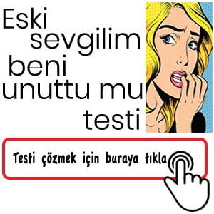 eski sevgilim beni unuttumu test